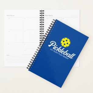Pickleball Spieler Spiel Zeitplan Spiralplaner Planer