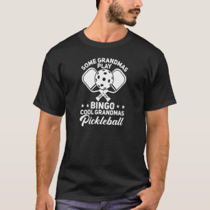 Pickleball-Spielerin der Frauen Coole Omas spiele T-Shirt