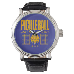 Pickleball Spirit - Verlass alles auf dem Gericht Armbanduhr