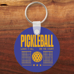 Pickleball Spirit - Verlass alles auf dem Gericht Schlüsselanhänger