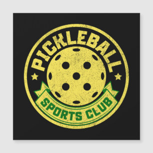 Pickleball Sportklub Pickleball Sprichwort Magnetkarte