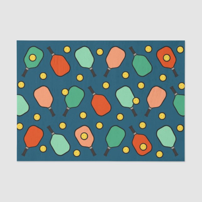 Pickleball Sports Seidenpapier (Vorderseite)