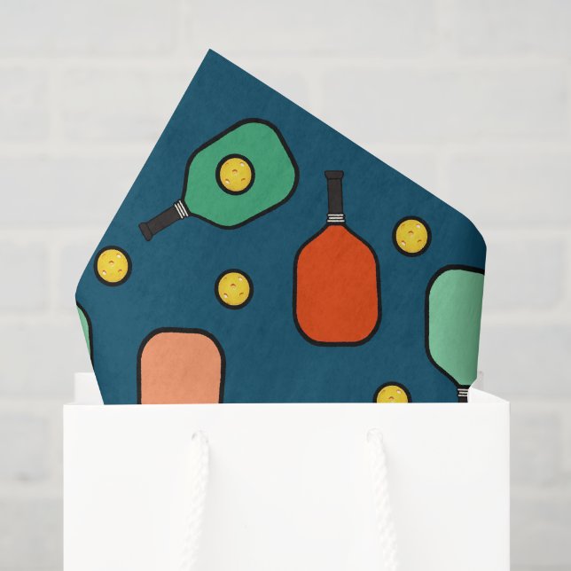 Pickleball Sports Seidenpapier (Geschenktüte)