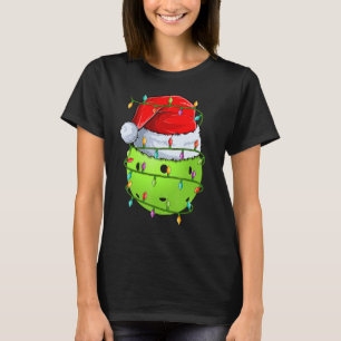 Pickleball Sports Xmas Lights Pickleball Christma T-Shirt