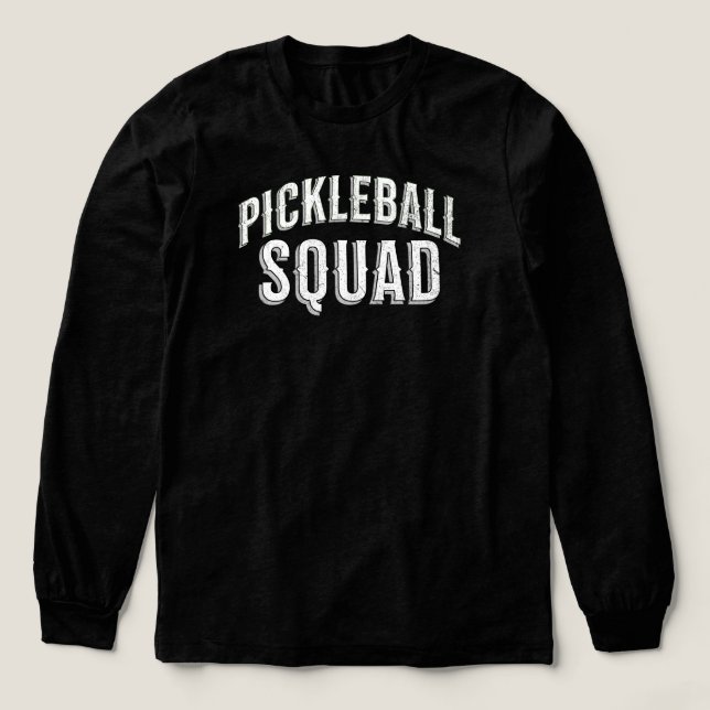 Pickleball Squad Team Turnier Tri-Blend Shirt (Design Vorderseite)