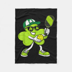 Pickleball St. Patricks Day Jungen Kinder Sport gr Fleecedecke