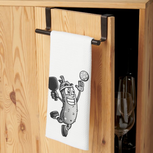 Pickleball Star Geschirrtuch (Drittel gefaltet)