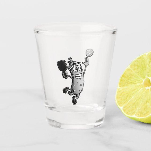 Pickleball Star Schnapsglas (Vorderseite)