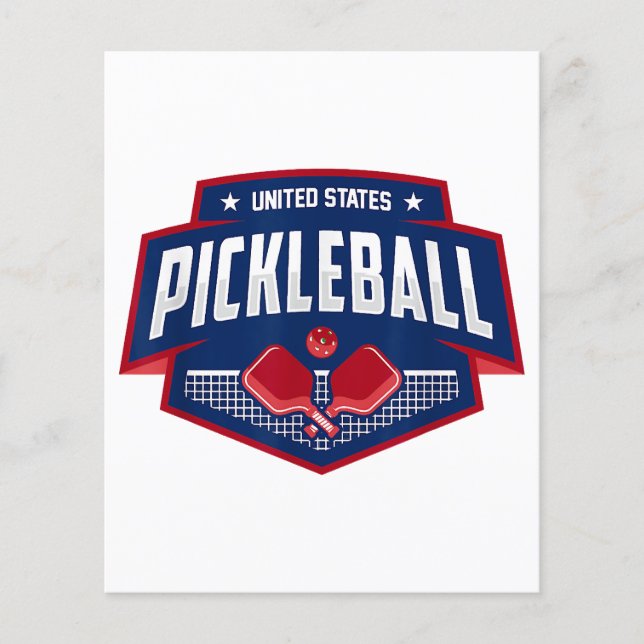 Pickleball Support Team Pickleball Player USA (Vorderseite)