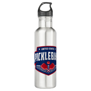 Pickleball Support Team Pickleball Player USA Edelstahlflasche