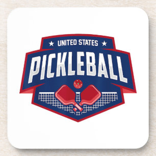 Pickleball Support Team Pickleball Player USA Getränkeuntersetzer