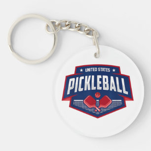 Pickleball Support Team Pickleball Player USA Schlüsselanhänger