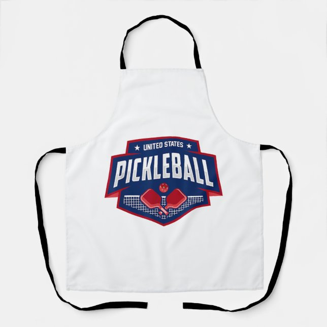 Pickleball Support Team Pickleball Player USA Schürze (Vorderseite)