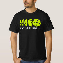 Pickleball-T - Shirt: Abmessungen