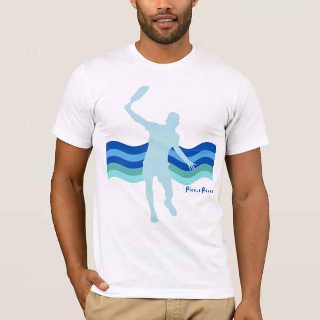 Pickleball-T - Shirt der Männer von Pickle Peace (Vorderseite)