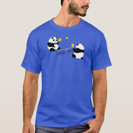 Pickleball T - Shirt: "Pickleball Pandas" (Blau) T-Shirt