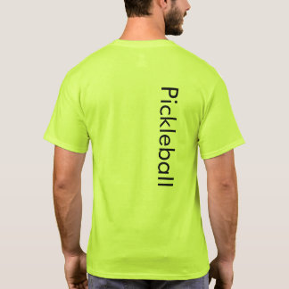 Pickleball T-shirt vert de sécurité