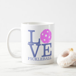 Pickleball Tasse: "LIEBE PICKLEBALL " Kaffeetasse