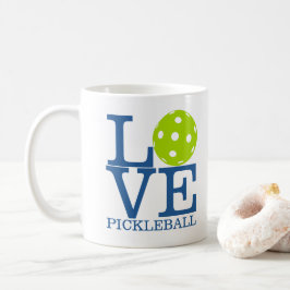 Pickleball Tasse: "LIEBE PICKLEBALL " Kaffeetasse