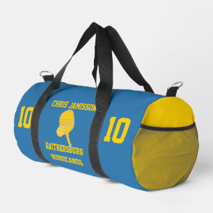 Pickleball-Team-Trainer-Spieler Hellblau Custom Duffle Bag
