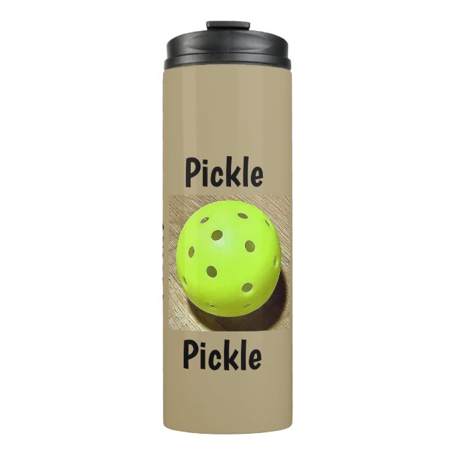 Pickleball  thermosbecher (Vorderseite)