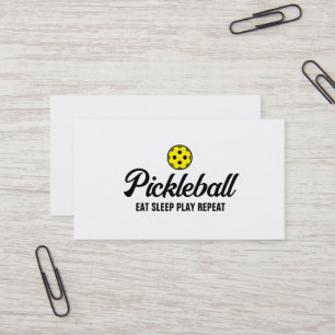 Pickleball-Trainer Visitenkarten-Vorlage Visitenkarte