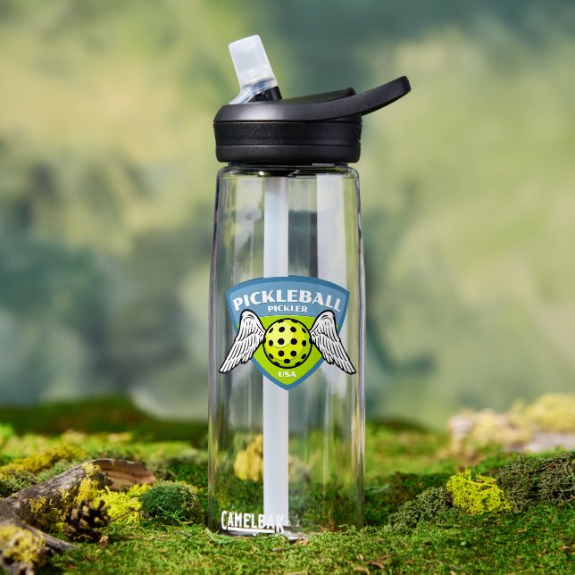 Pickleball Trinkflasche (Außenbereich (gedreht))