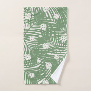 Pickleball Tropical Palm Green Fun unique