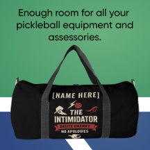 Pickleball-Turnbeutel mit The Intimidator