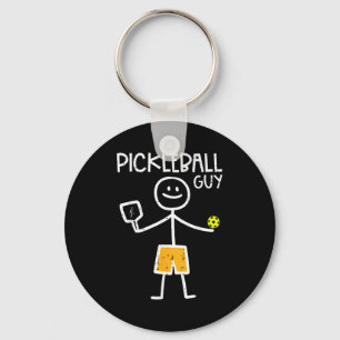 Pickleball-Typ Stickman Pickle Ball Männer Jungen Schlüsselanhänger