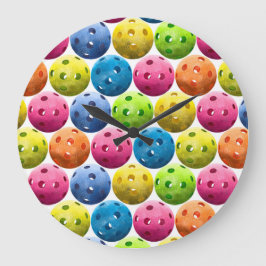Pickleball-Uhr Große Wanduhr