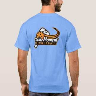 Pickleball Unisex T - Shirt Pocket & Back Logo
