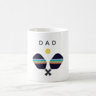 Pickleball Vater Vatertag Personalisiert Kaffeetasse