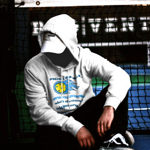 Pickleball Verbessert Das Gedächtnis Lustiger Herr Hoodie