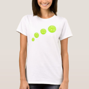 Pickleball Weibliches Tshirt Weiß