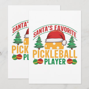 Pickleball Weihnachten Einladung