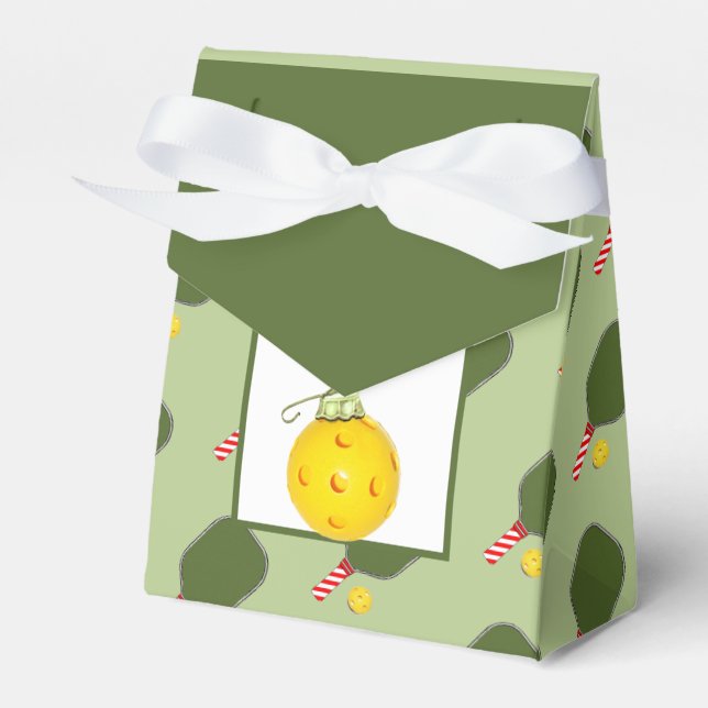 Pickleball Weihnachten Geschenkschachtel (Vorderseite)