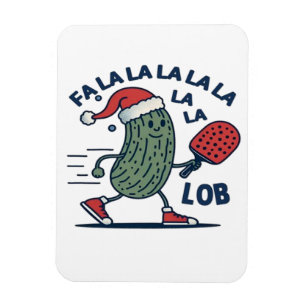 Pickleball Weihnachten Magnet