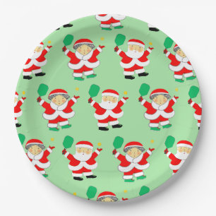 Pickleball Weihnachten Pappteller