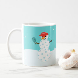 Pickleball Weihnachten Weihnachten Humorvolle Snow Kaffeetasse