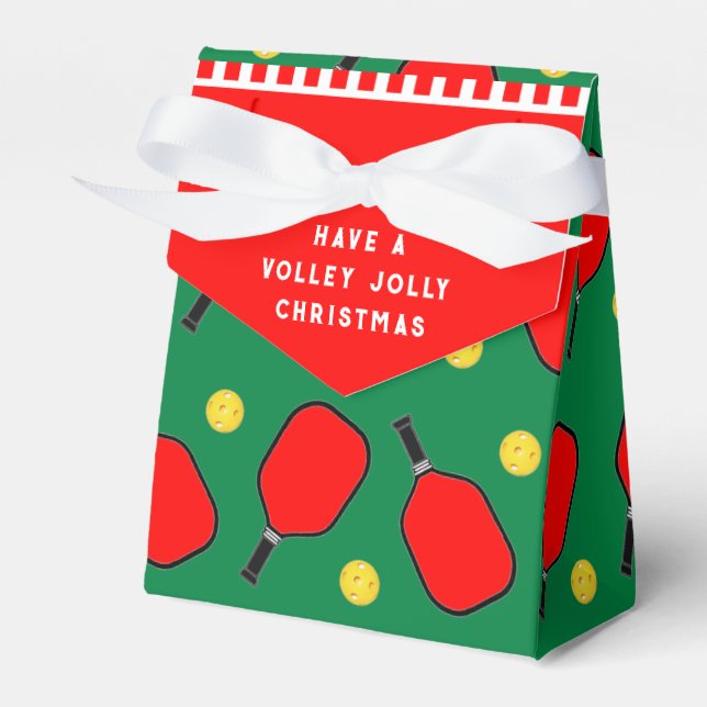 Pickleball Weihnachtsfeiertag Geschenkschachtel (Vorderseite)