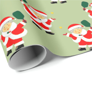 Pickleball-Weihnachtsgeschenk Geschenkpapier