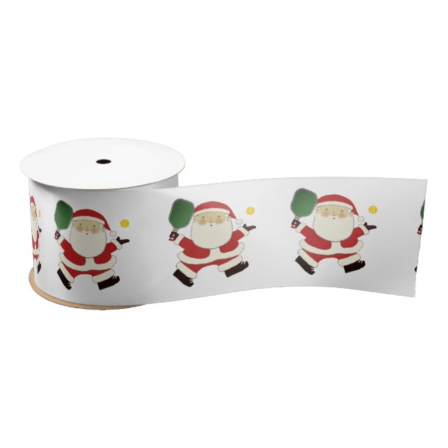 Pickleball Weihnachtsgeschenk Satinband (Spule)