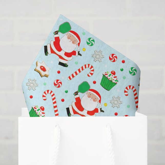 Pickleball-Weihnachtsgeschenk Seidenpapier (Geschenktüte)