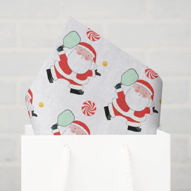 Pickleball Weihnachtsgeschenke Seidenpapier (Geschenktüte)