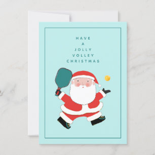 Pickleball Weihnachtskarten Feiertagskarte