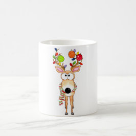 Pickleball-Weihnachtsrentier Kaffeetasse