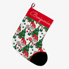 Pickleball 🎅 Weihnachtsweihnachtsfest Großer Weihnachtsstrumpf