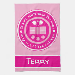 Pickleball: wenn Sie den benutzerdefinierten Hitze Geschirrtuch