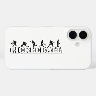 Pickleball Word Player Silhouetten Sport Action iPhone 16 Hülle